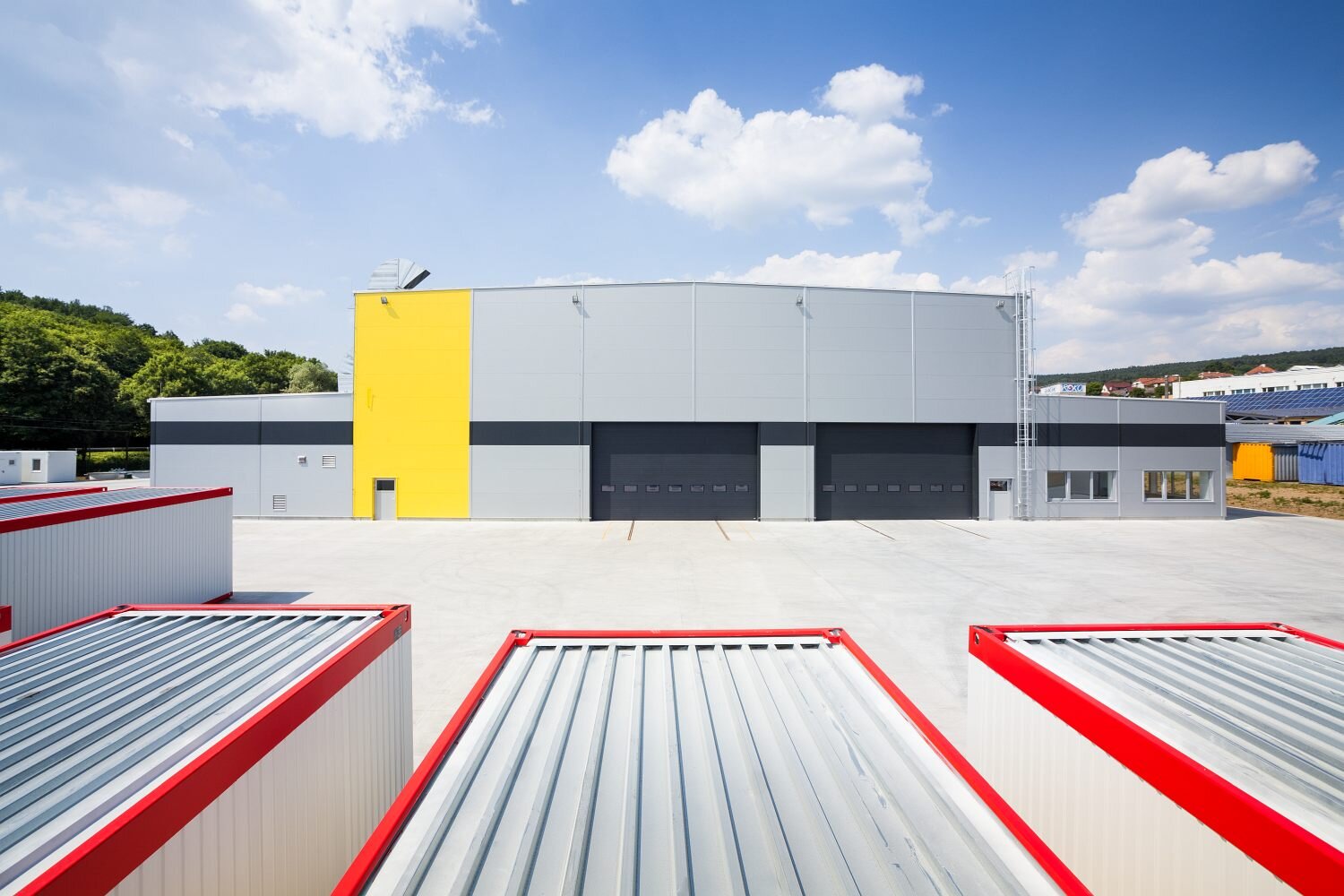 Montážní a skladovací hala Moravia Containers