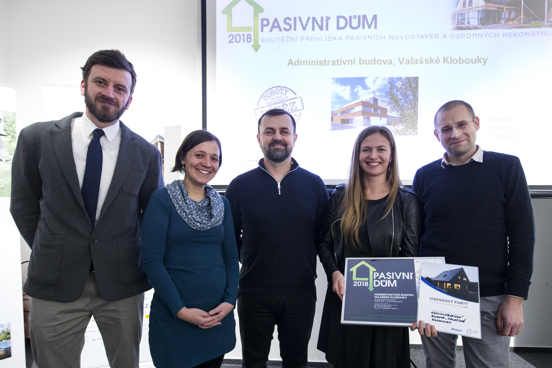 Ocenění v soutěži Pasivní dům 2018