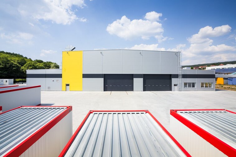 Montážní a skladovací hala Moravia Containers